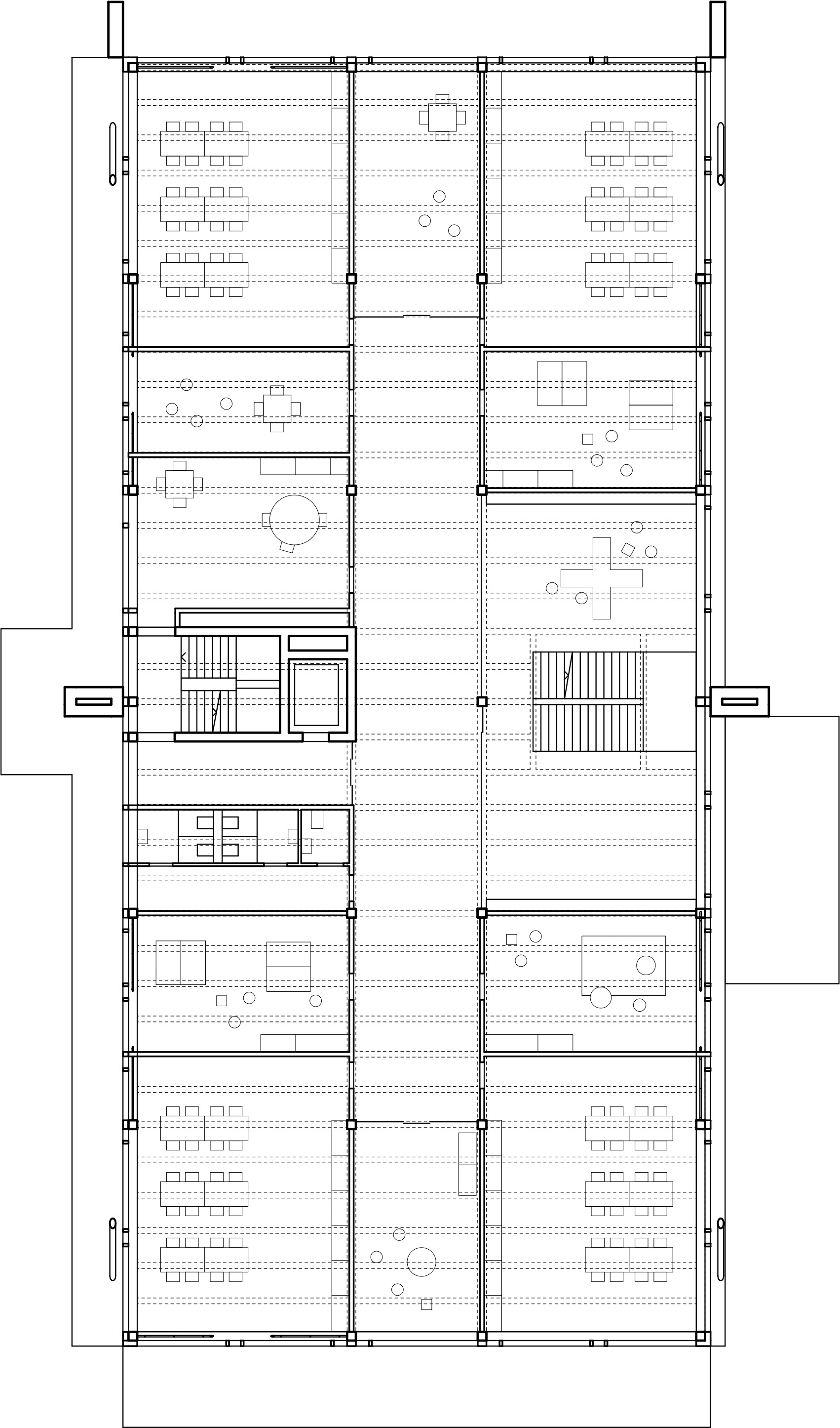 Floorplan level +2 of a school building in Littau Dorf, Luzern, Switzerland.