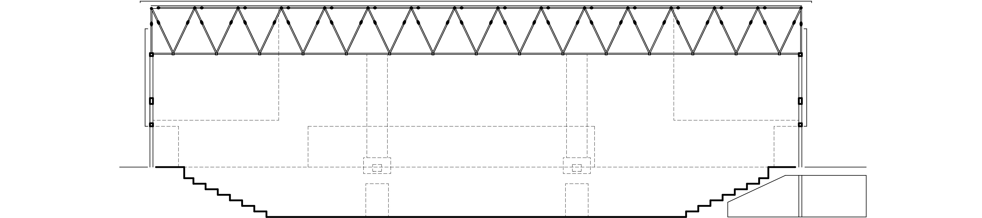 Short section of a sports hall being an extension of an existing elementary school in Miechów, Małopolskie voivodship.